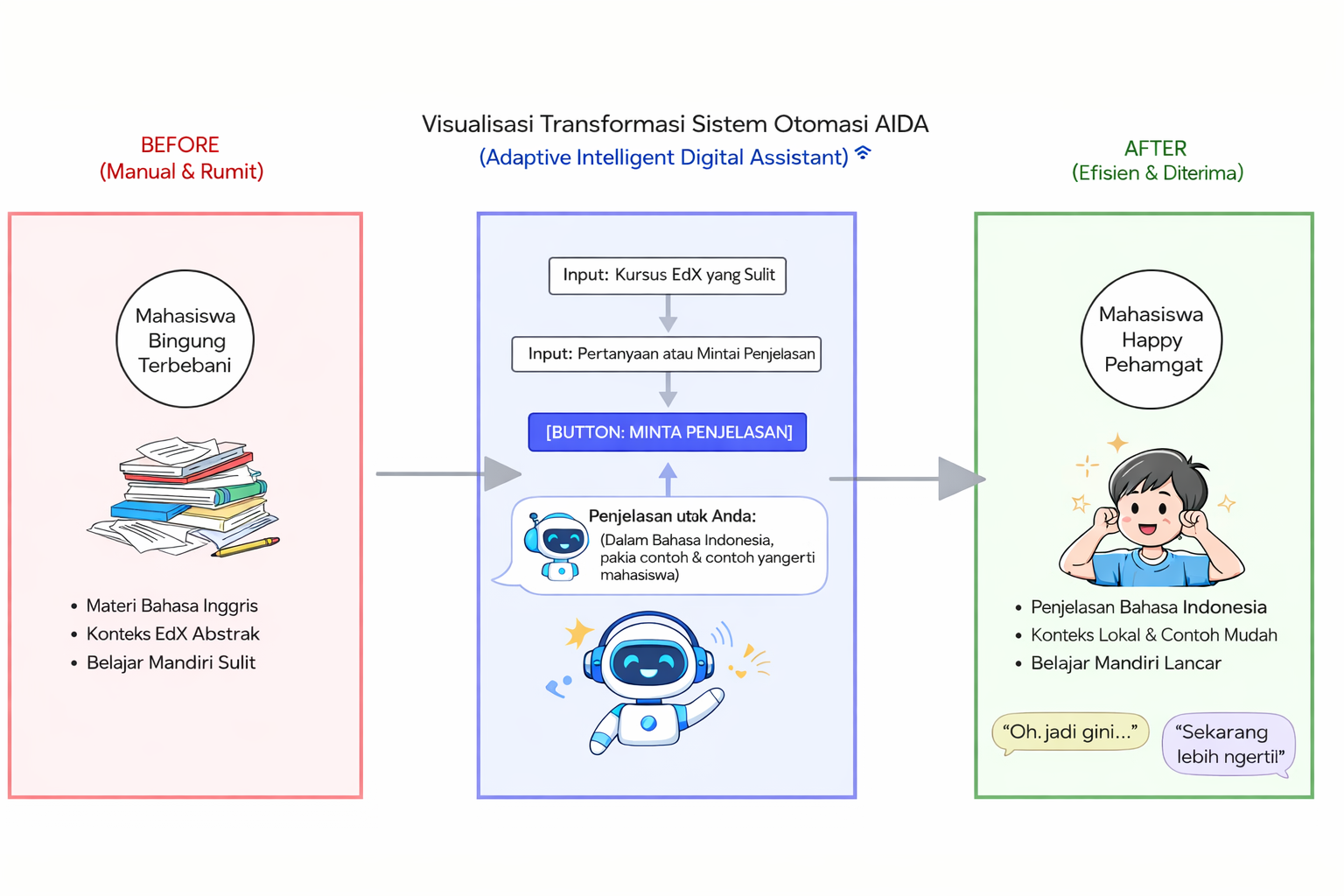 Penerapan dan Diseminasi Proyek Konten Digital: Evaluasi AIDA (Adaptive ...